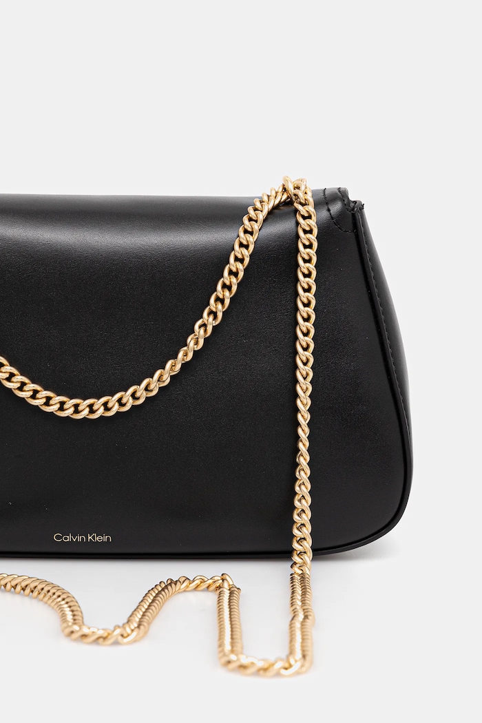 Doplňky Calvin Klein crossbody kabelka dámská z imitace kůže LV04F3171G černá