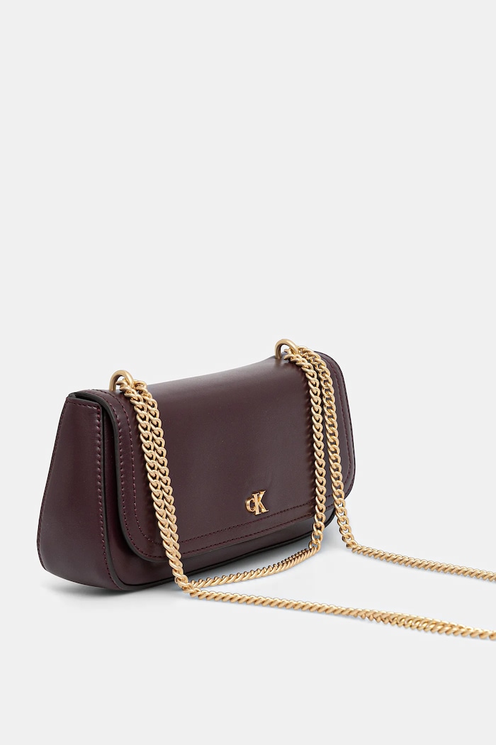 Calvin Klein torebka crossbody damska z imitacji skóry LV04F3172G fioletowy SS26