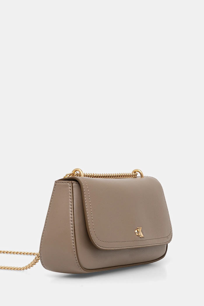 Calvin Klein crossbody kabelka dámska z imitácie kože LV04F3172G béžová SS26