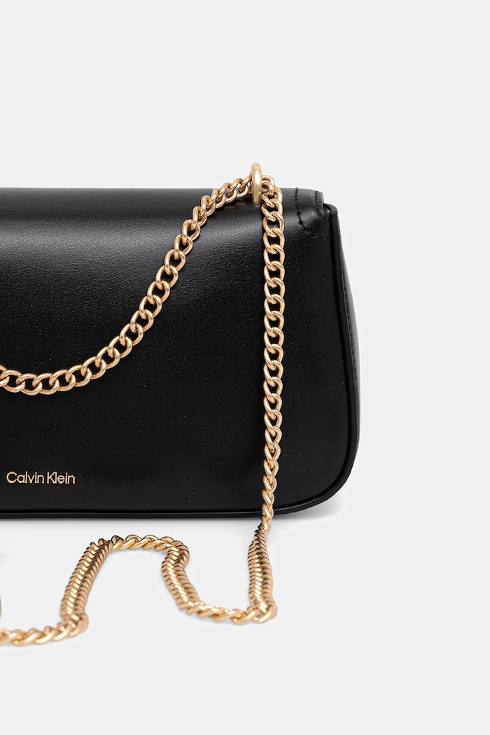 Doplnky Calvin Klein crossbody kabelka dámska z imitácie kože LV04F3172G čierna