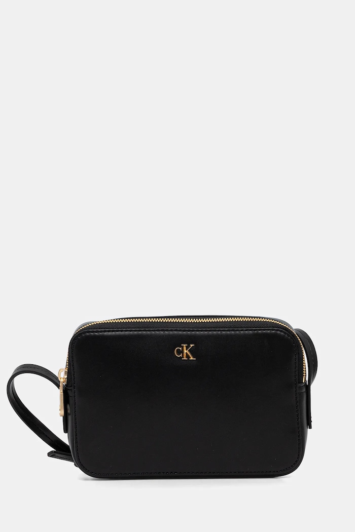 Calvin Klein torebka nie mieści A4 czarny LV04F3173G