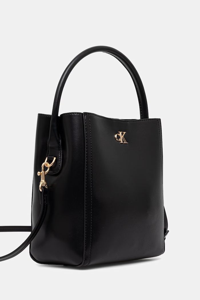Calvin Klein geantă crossbody pentru femei cu imitație de piele LV04F3174G negru SS26