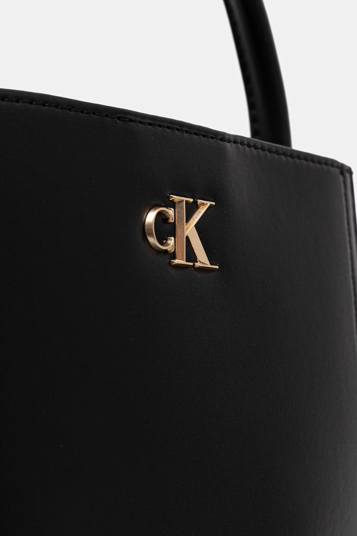 Calvin Klein geantă crossbody pentru femei cu imitație de piele negru LV04F3174G