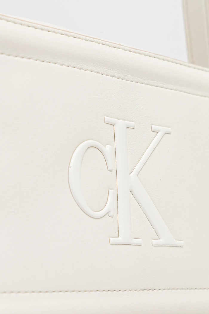 Calvin Klein crossbody kabelka dámská z imitace kůže bílá LV04F3220G
