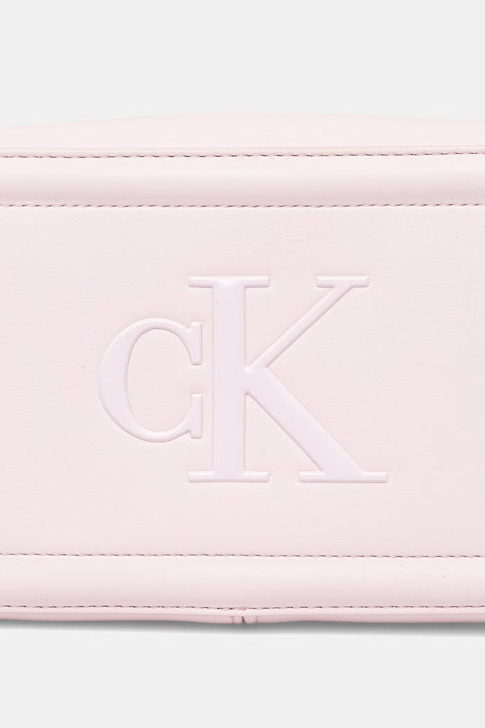 Calvin Klein crossbody kabelka dámská z imitace kůže růžová LV04F3220G