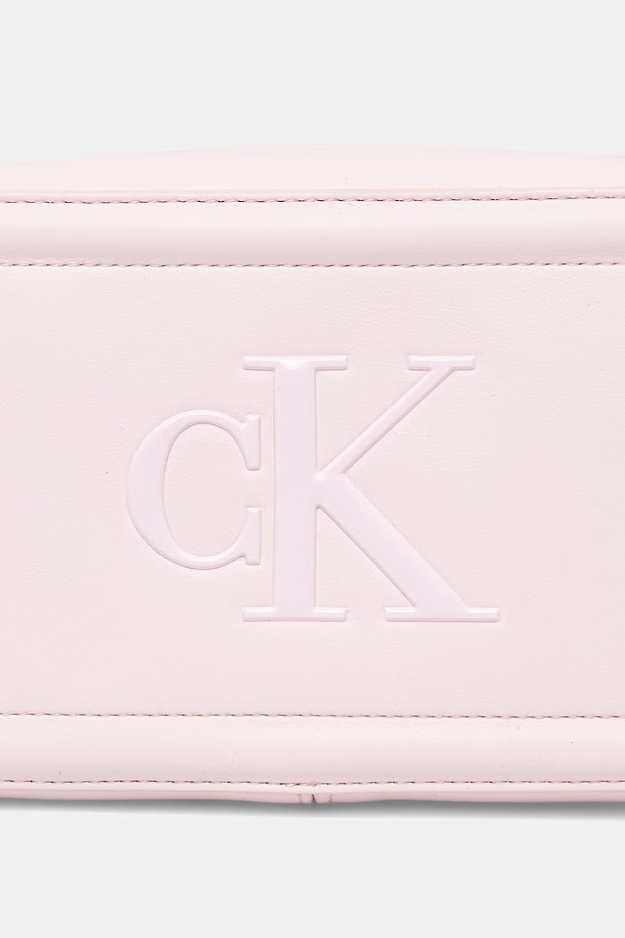 Calvin Klein crossbody kabelka dámská z imitace kůže růžová LV04F3220G