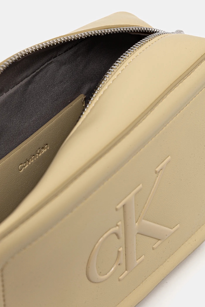 Calvin Klein crossbody kabelka dámská z imitace kůže LV04F3220G žlutá
