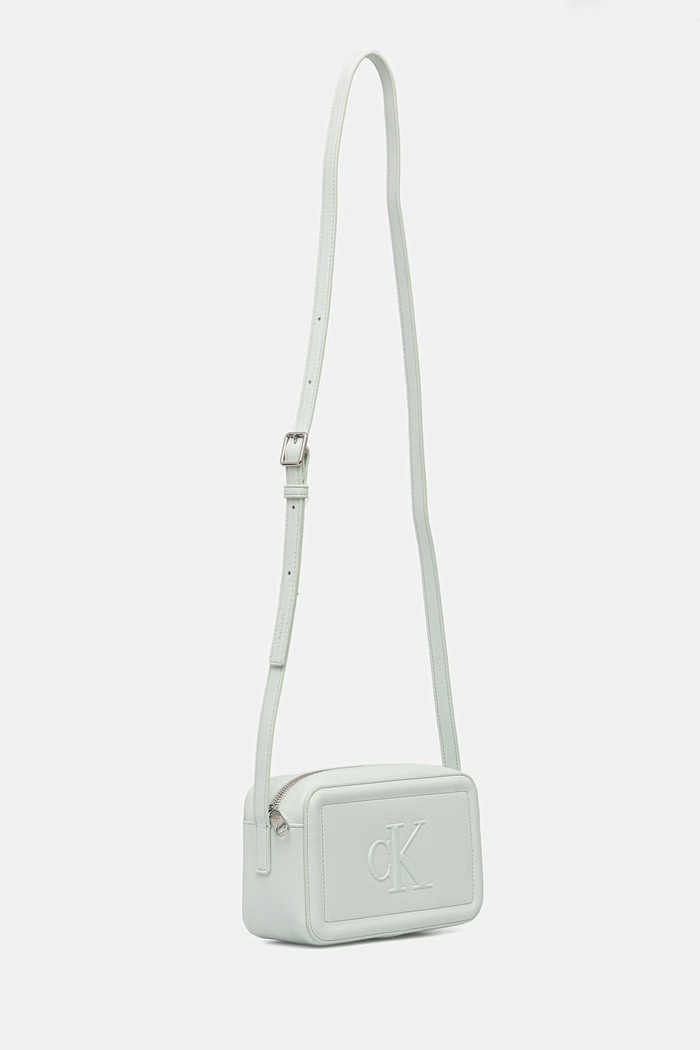 Calvin Klein crossbody kabelka dámská z imitace kůže LV04F3220G tyrkysová SS26