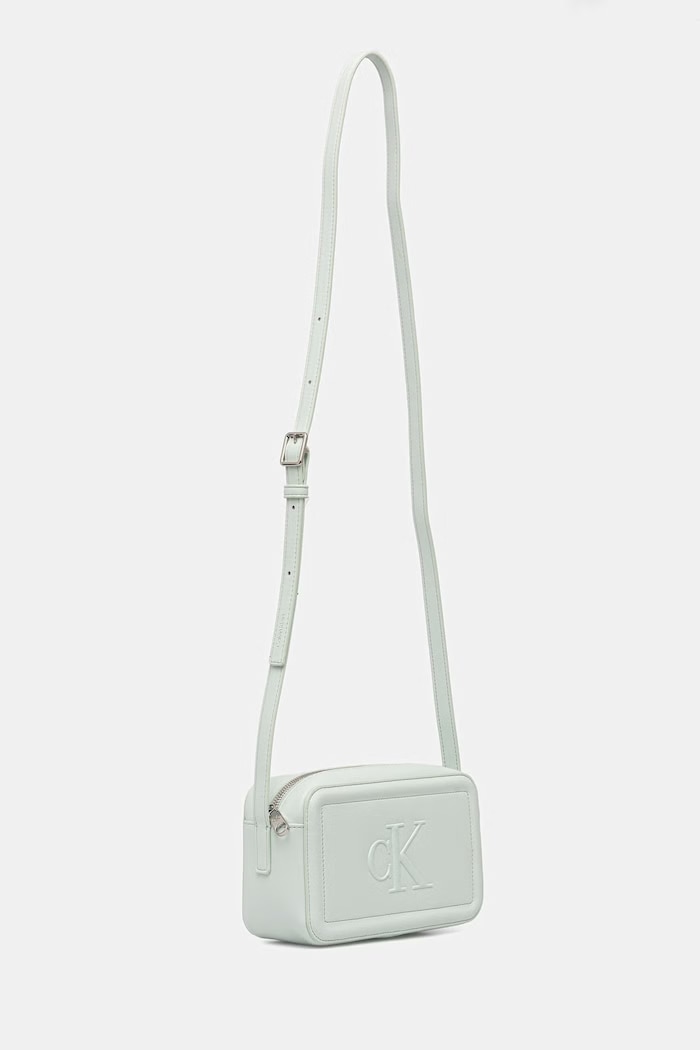 Calvin Klein crossbody kabelka dámská z imitace kůže LV04F3220G tyrkysová SS26