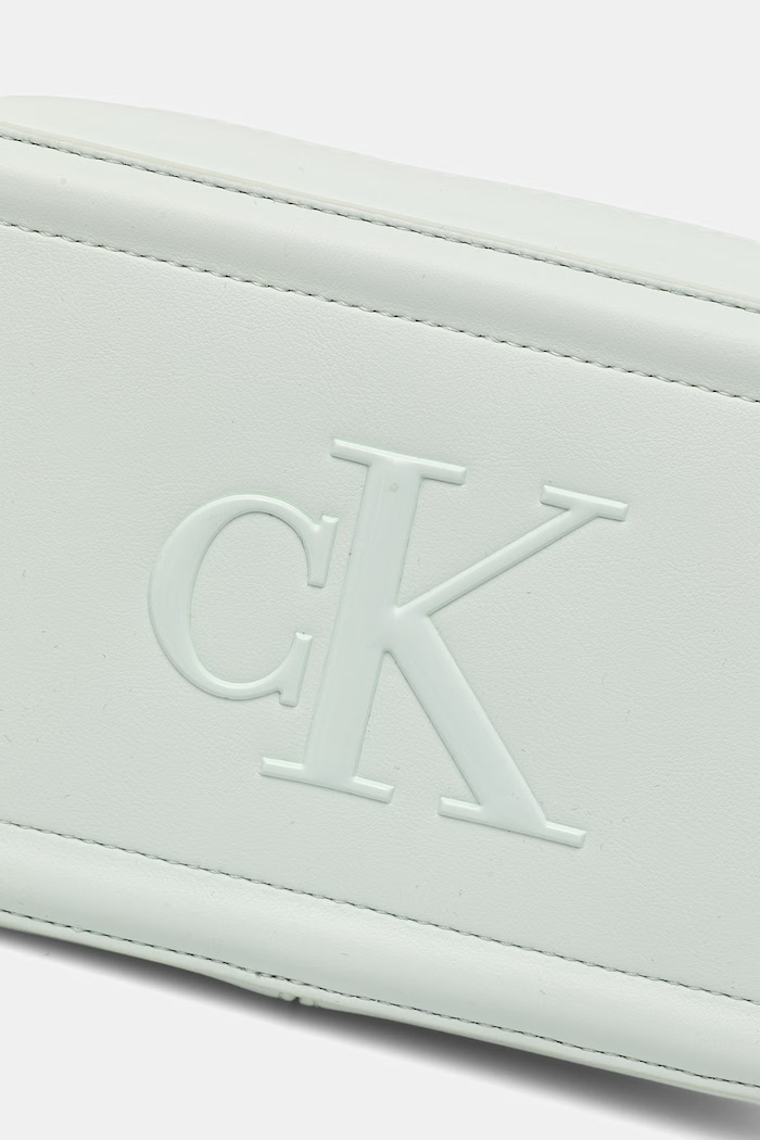 Calvin Klein crossbody kabelka dámská z imitace kůže tyrkysová LV04F3220G