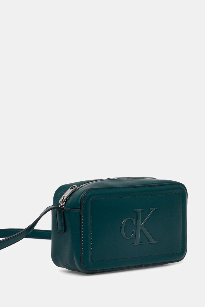 Calvin Klein Τσάντα χιαστί γυναικεία από απομίμηση δέρματος LV04F3220G τιρκουάζ SS26