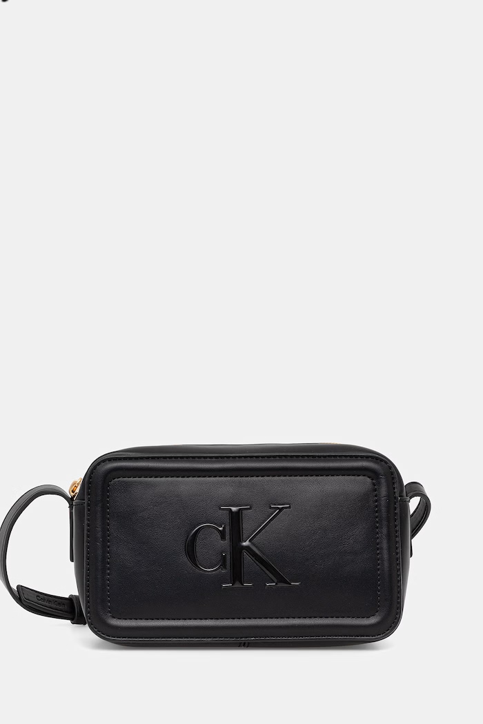 Calvin Klein keresztpántos táska női műbőr szintetikus bőr fekete LV04F3220G