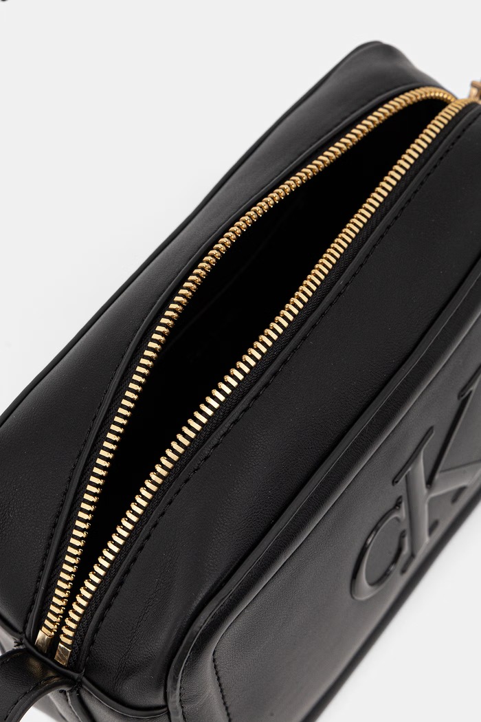 Calvin Klein keresztpántos táska női műbőr LV04F3220G fekete