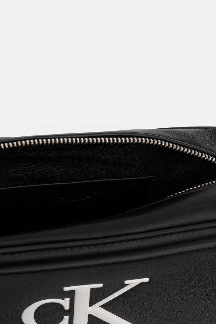 Calvin Klein crossbody torbica ženska iz umetnega usnja LV04F3220G črna