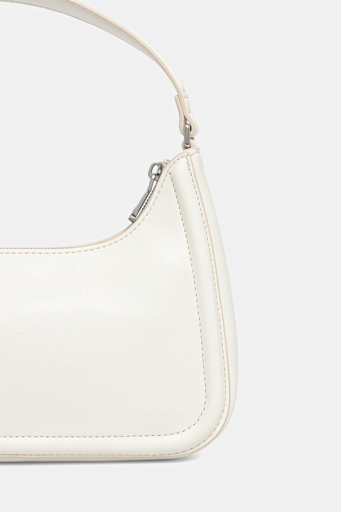 Akcesoria Calvin Klein torebka bagietka damska z imitacji skóry LV04F3230G biały
