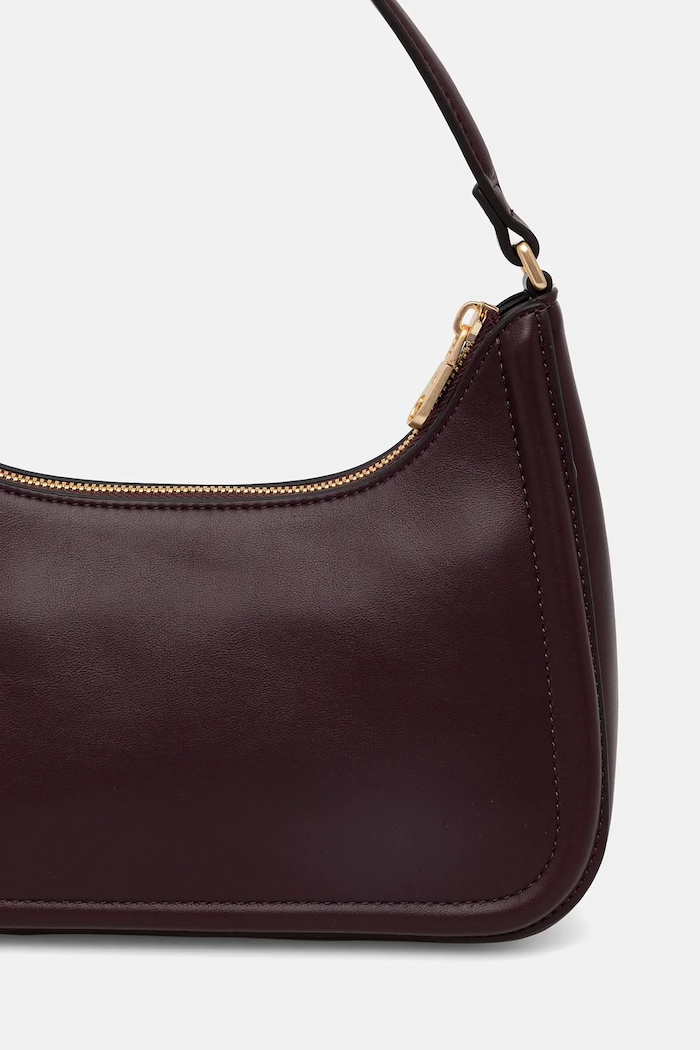 Doplňky Calvin Klein baguette kabelka dámská z imitace kůže LV04F3230G fialová