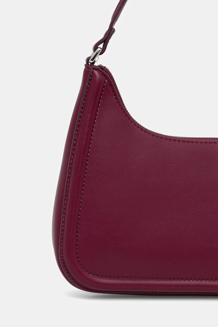 Dodatki Calvin Klein baguette torbica ženska iz umetnega usnja LV04F3230G bordo