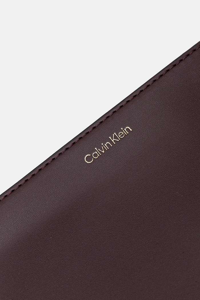 Calvin Klein kabelka typu tote dámska z imitácie kože hnedá LV04F3266G