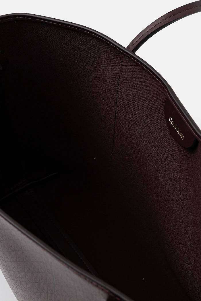 Calvin Klein kabelka typu tote dámska z imitácie kože LV04F3266G hnedá