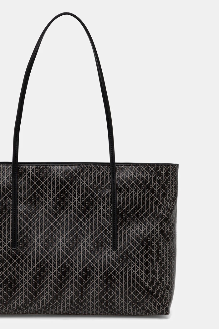 Accesorii Calvin Klein tote bag pentru femei cu imitație de piele LV04F3266G maro
