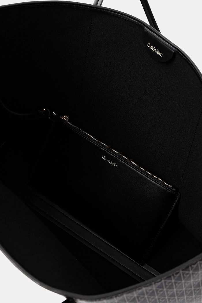 Calvin Klein tote bag pentru femei cu imitație de piele LV04F3266G maro