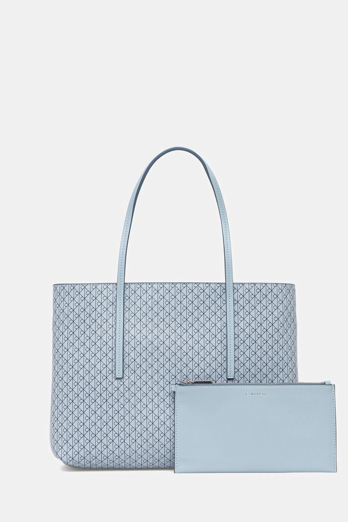 Calvin Klein torebka nie mieści A4 niebieski LV04F3267G