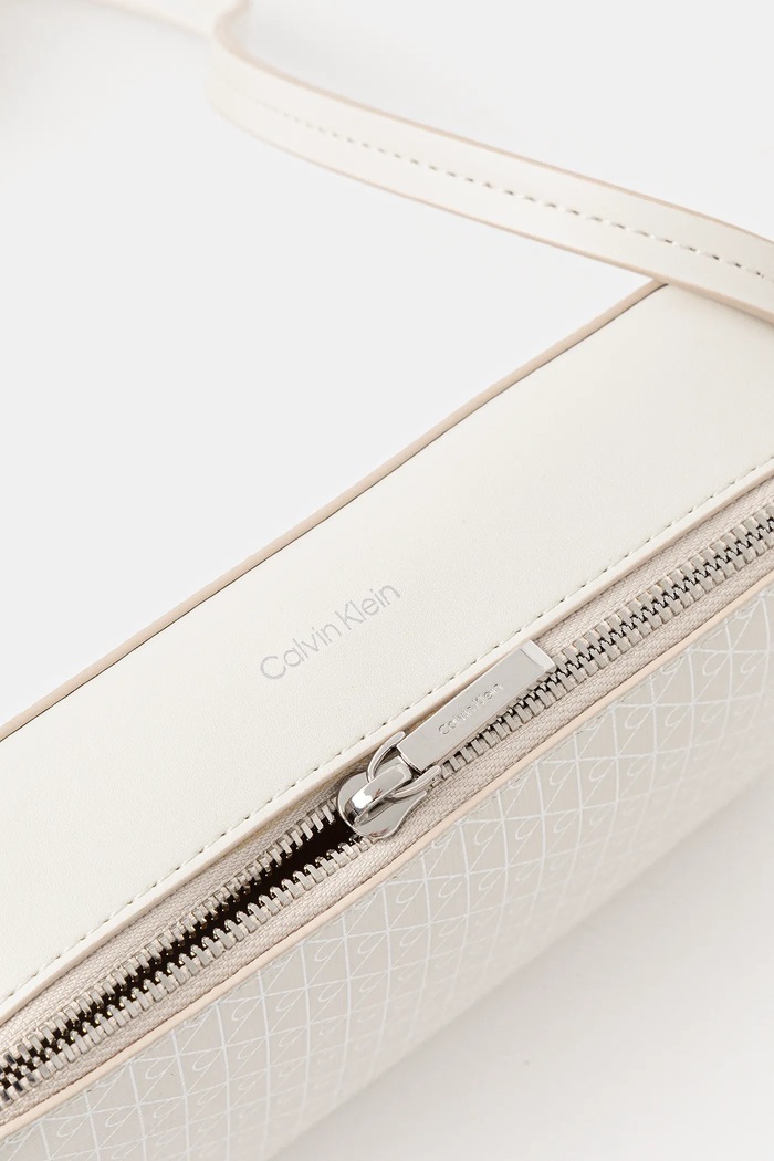 Calvin Klein crossbody kabelka dámská z imitace kůže LV04F3268G béžová