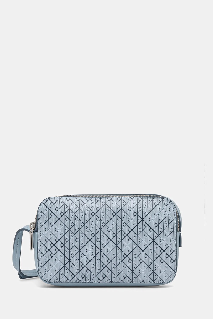 Calvin Klein crossbody kabelka dámská z imitace kůže nevejde se A4 modrá LV04F3268G