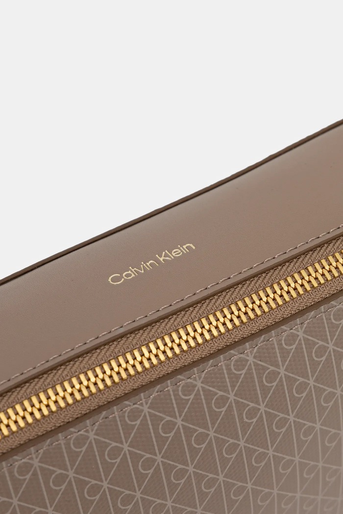 Calvin Klein crossbody kabelka dámská z imitace kůže béžová LV04F3268G