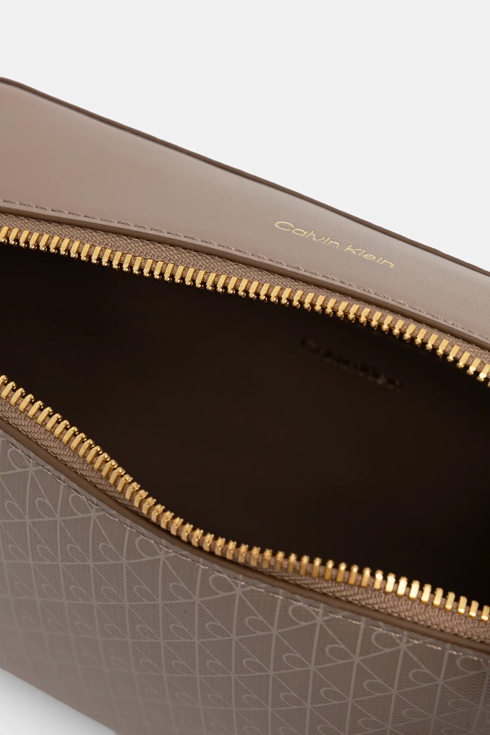 Calvin Klein crossbody kabelka dámská z imitace kůže LV04F3268G béžová