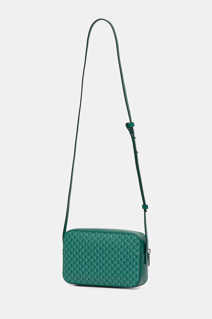 Аксесоари Calvin Klein чанта crossbody дамска от имитация на кожа LV04F3268G зелен