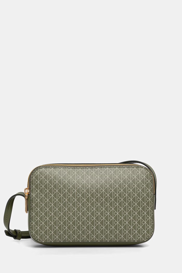 Calvin Klein crossbody kabelka dámská z imitace kůže zelená LV04F3268G