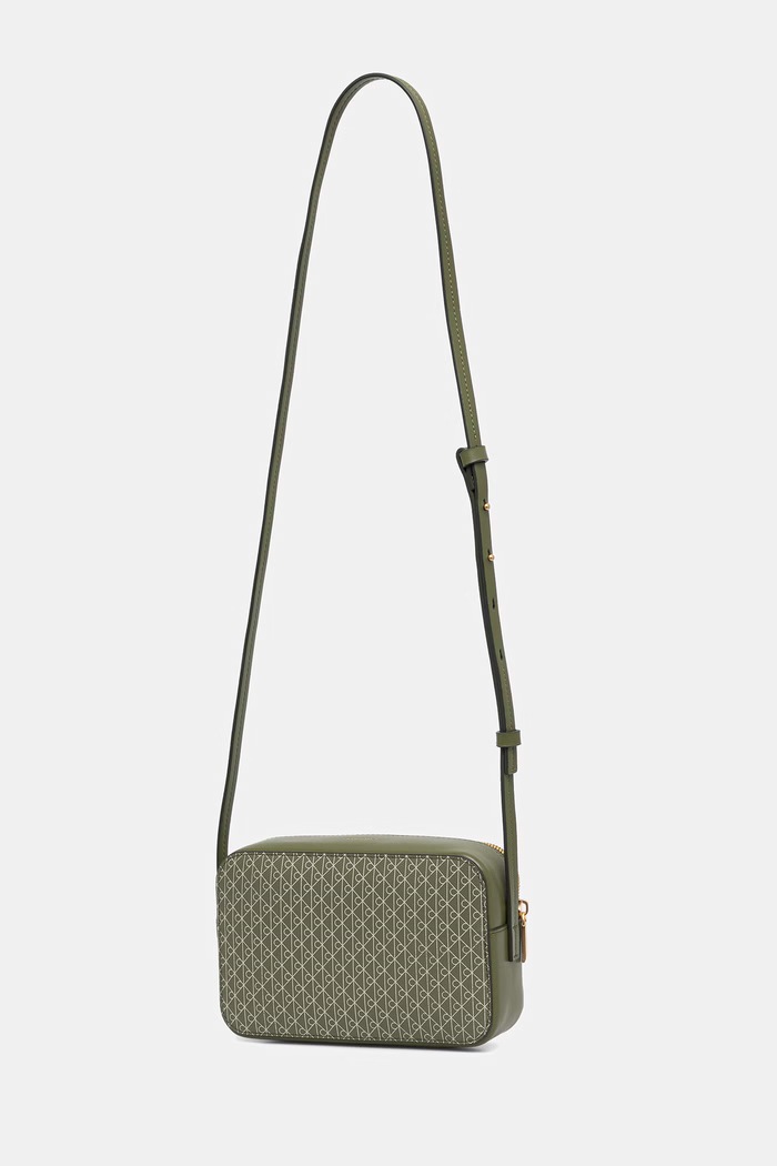 Doplňky Calvin Klein crossbody kabelka dámská z imitace kůže LV04F3268G zelená