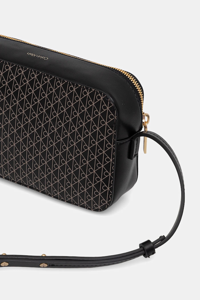 Doplňky Calvin Klein crossbody kabelka dámská z imitace kůže LV04F3268G černá
