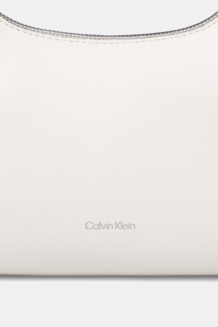 Calvin Klein чанта дамска от имитация на кожа бял LV04F3272G