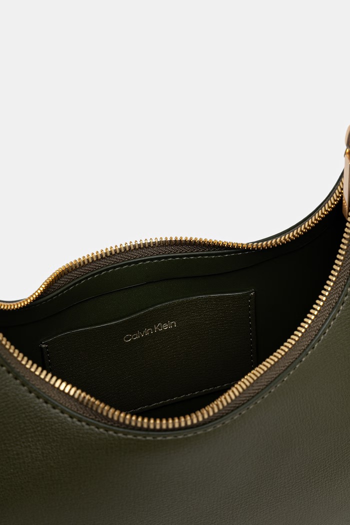 Calvin Klein чанта дамска от имитация на кожа LV04F3272G зелен