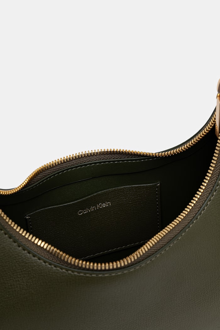 Calvin Klein чанта дамска от имитация на кожа LV04F3272G зелен