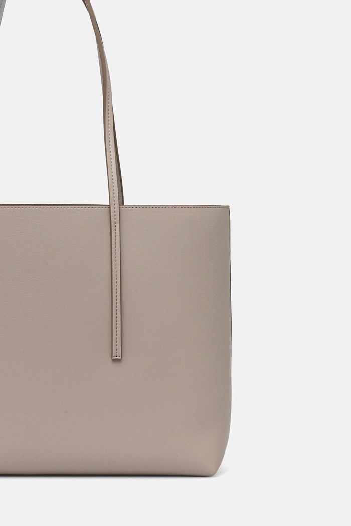 Αξεσουάρ Calvin Klein shopper γυναικεία από απομίμηση δέρματος LV04F3274G μπεζ