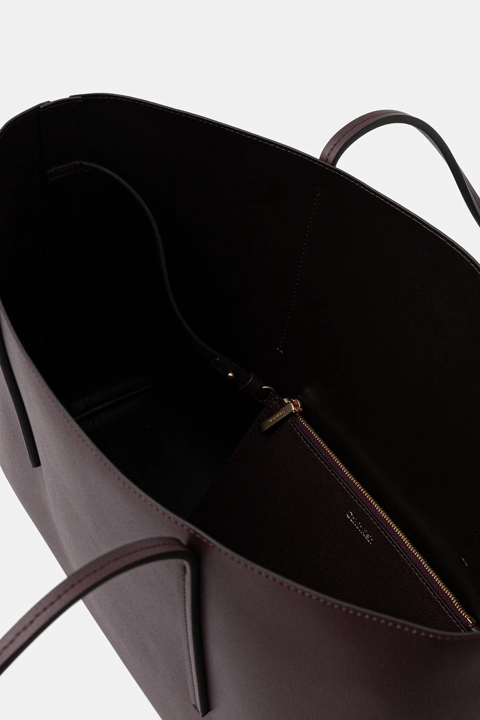 Calvin Klein shopper γυναικεία από απομίμηση δέρματος LV04F3274G καφέ