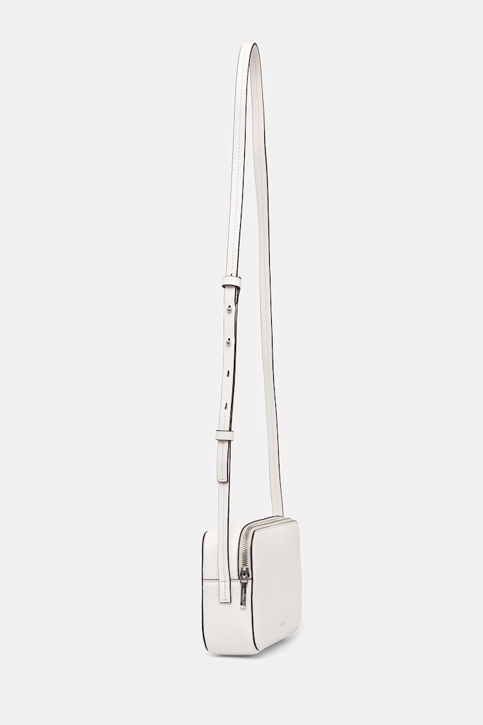 Calvin Klein crossbody torbica ženska iz umetnega usnja LV04F3276G bela SS26