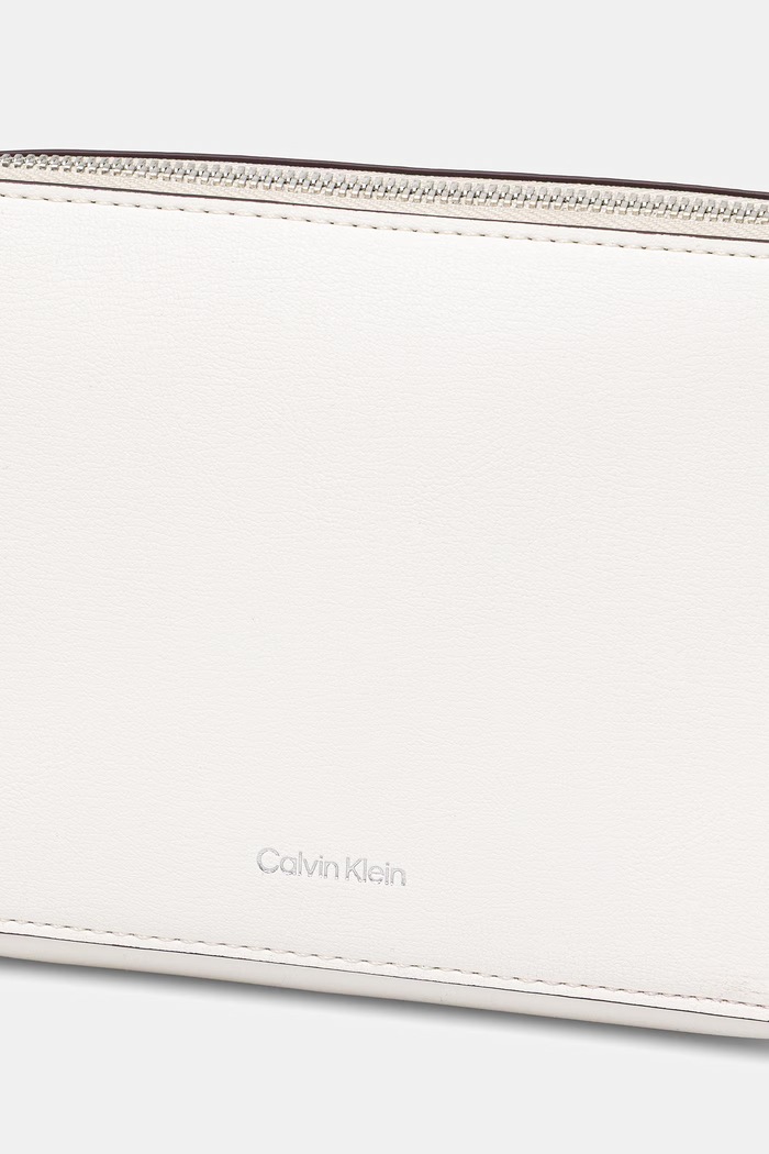 Calvin Klein crossbody torbica ženska iz umetnega usnja bela LV04F3276G