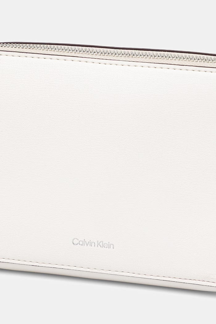 Calvin Klein crossbody torbica ženska iz umetnega usnja bela LV04F3276G