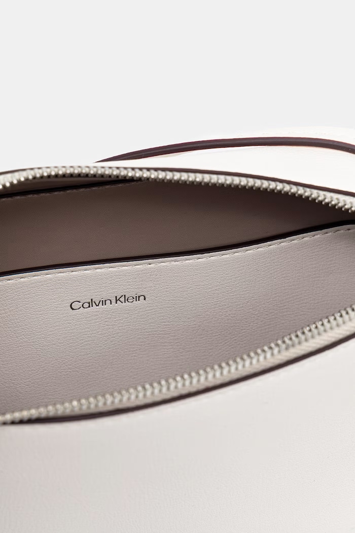 Calvin Klein crossbody torbica ženska iz umetnega usnja LV04F3276G bela