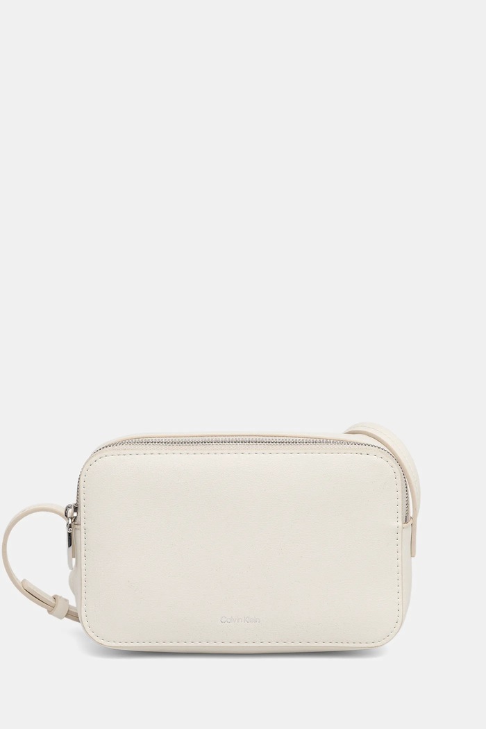 Calvin Klein crossbody kabelka dámská z imitace kůže nevejde se A4 béžová LV04F3276G