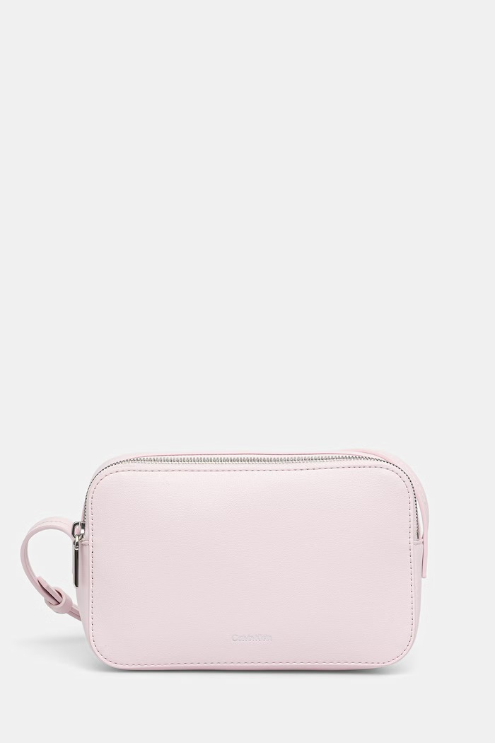Calvin Klein crossbody kabelka dámská z imitace kůže nevejde se A4 růžová LV04F3276G