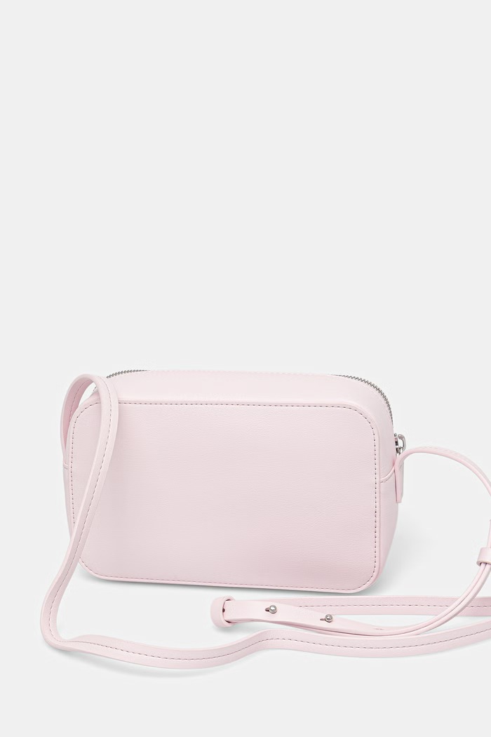 Doplňky Calvin Klein crossbody kabelka dámská z imitace kůže LV04F3276G růžová