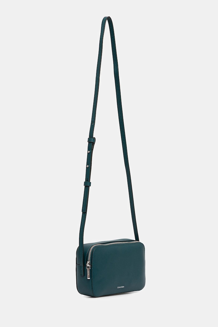Calvin Klein crossbody torbica ženska iz umetnega usnja LV04F3276G turkizna SS26
