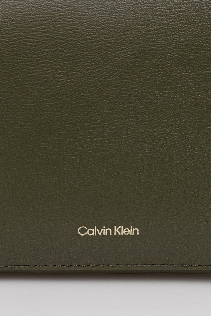 Calvin Klein crossbody torbica ženska iz umetnega usnja zelena LV04F3276G