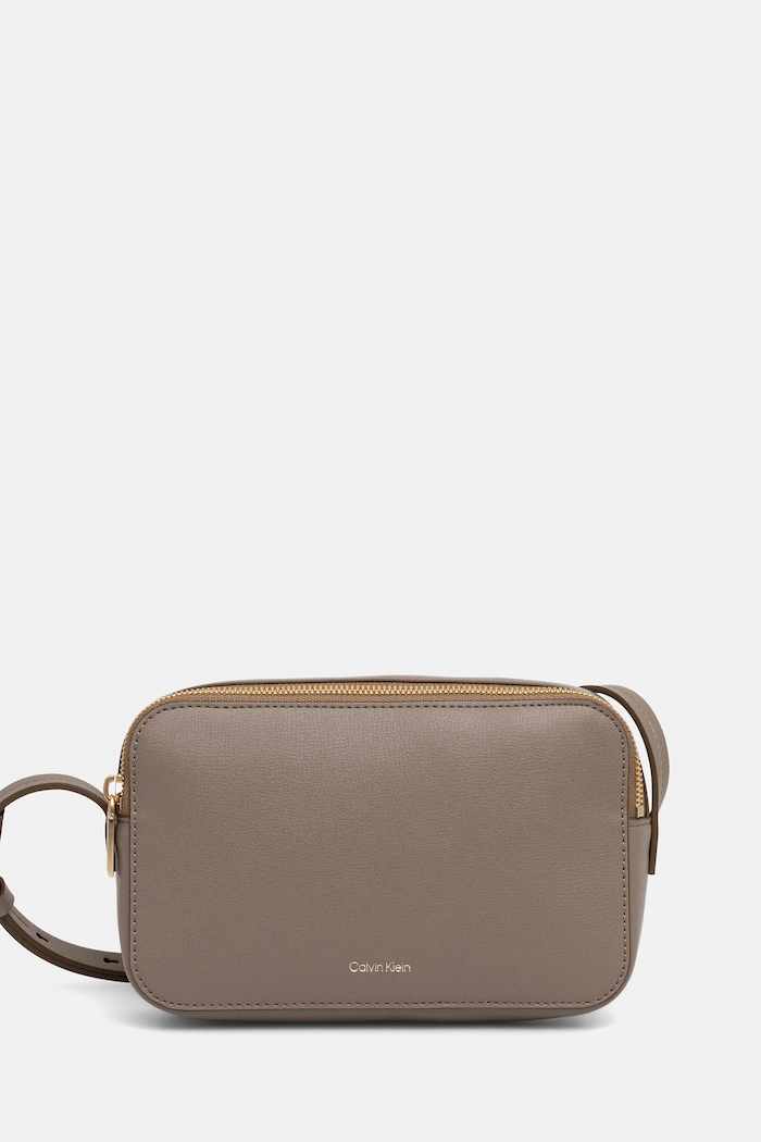 Calvin Klein crossbody kabelka dámská z imitace kůže nevejde se A4 béžová LV04F3276G