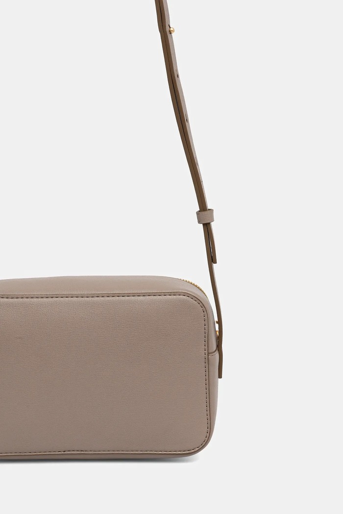 Doplňky Calvin Klein crossbody kabelka dámská z imitace kůže LV04F3276G béžová